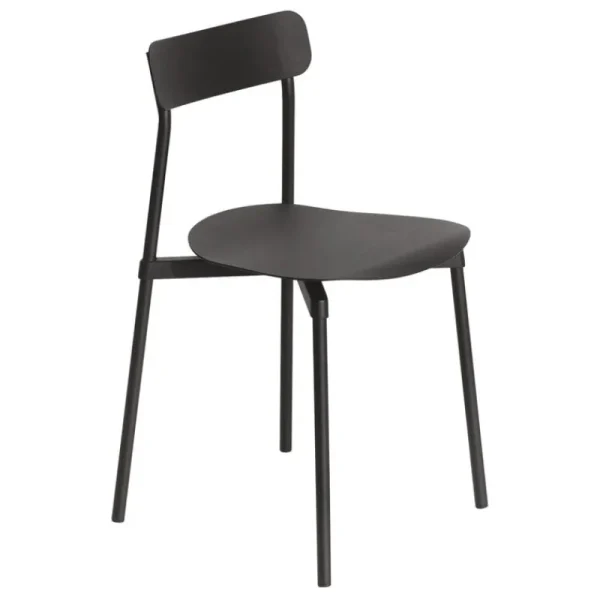 Petite Friture Terrassenmöbel | Sitzgelegenheiten^Fromme Stuhl, Schwarz