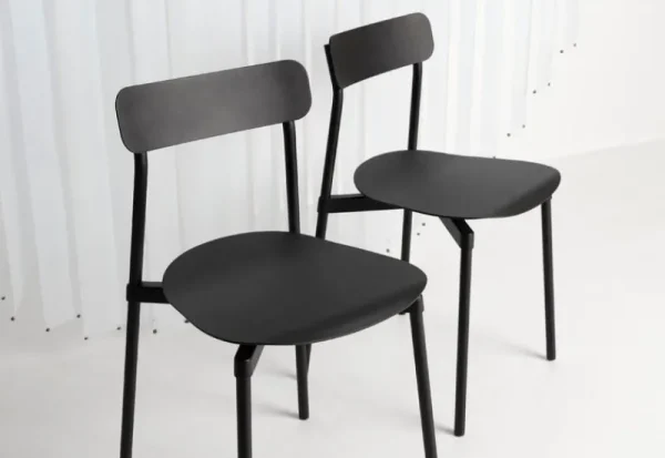 Petite Friture Terrassenmöbel | Sitzgelegenheiten^Fromme Stuhl, Schwarz