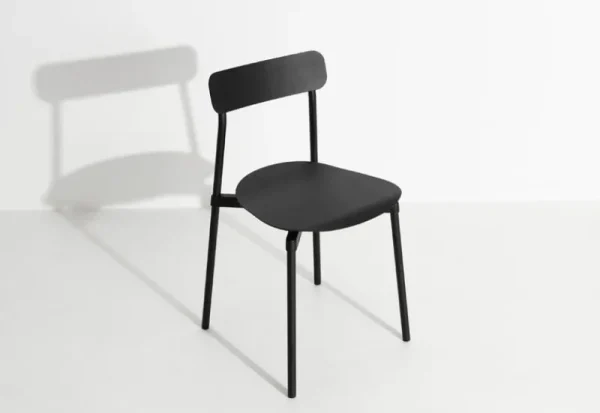 Petite Friture Terrassenmöbel | Sitzgelegenheiten^Fromme Stuhl, Schwarz