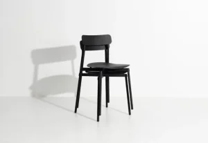 Petite Friture Terrassenmöbel | Sitzgelegenheiten^Fromme Stuhl, Schwarz
