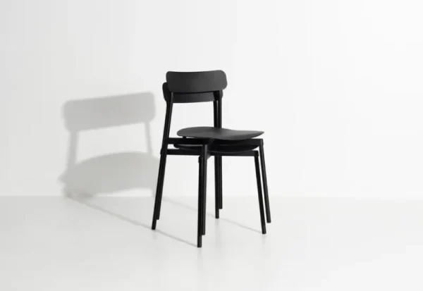 Petite Friture Terrassenmöbel | Sitzgelegenheiten^Fromme Stuhl, Schwarz