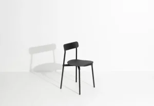 Petite Friture Terrassenmöbel | Sitzgelegenheiten^Fromme Stuhl, Schwarz