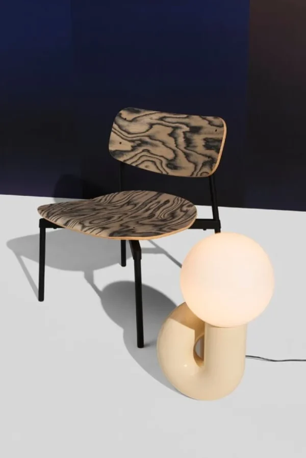 GUBI Tischlampen-Petite Friture Neotenic Tischleuchte, 51 cm, Vanille