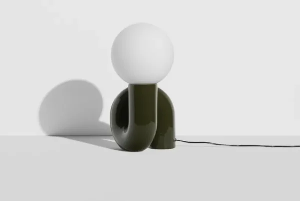 GUBI Tischlampen-Petite Friture Neotenic Tischleuchte, 51 cm, grün