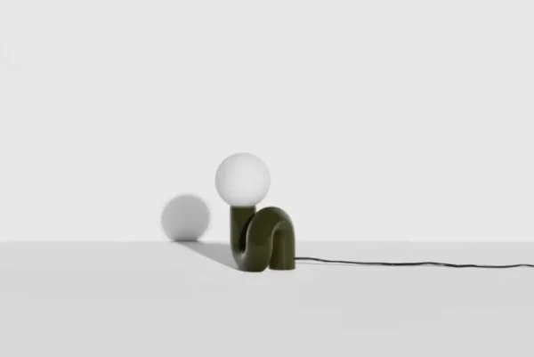 GUBI Tischlampen-Petite Friture Neotenic Tischleuchte, 26 cm, grün