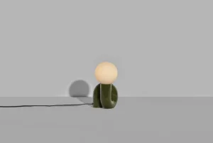 GUBI Tischlampen-Petite Friture Neotenic Tischleuchte, 26 cm, grün