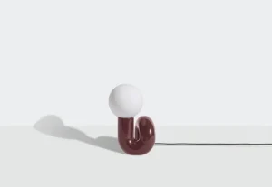 Petite Friture Tischlampen-Neotenic Tischleuchte, 26 cm, Kirschholz