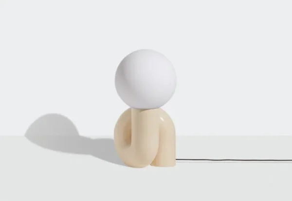 GUBI Tischlampen-Petite Friture Neotenic Tischleuchte, 51 cm, Vanille