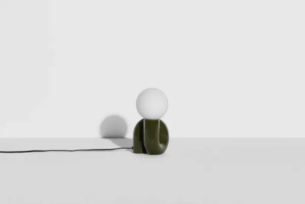 GUBI Tischlampen-Petite Friture Neotenic Tischleuchte, 26 cm, grün