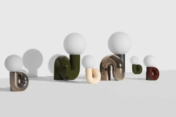 GUBI Tischlampen-Petite Friture Neotenic Tischleuchte, 26 cm, grün