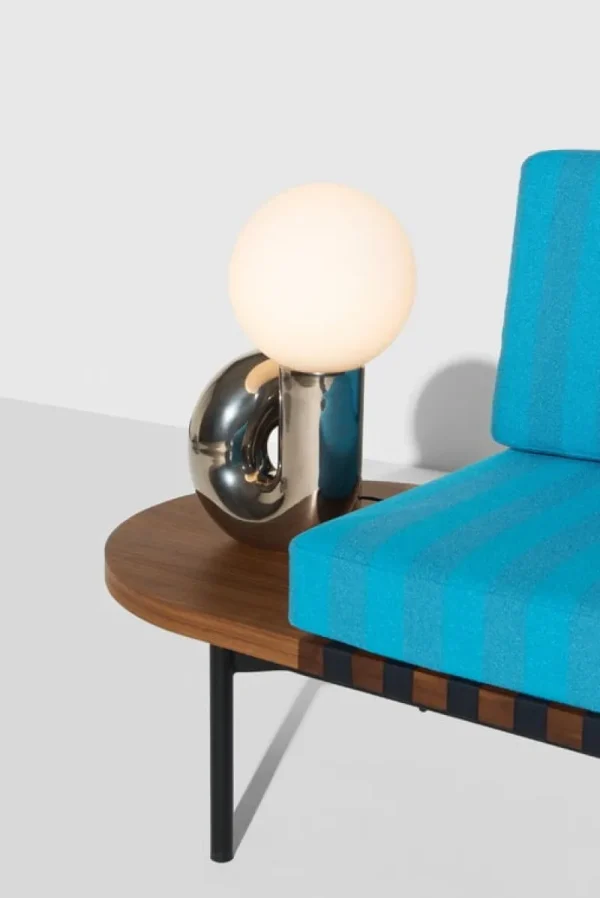 Petite Friture Tischlampen-Neotenic Tischleuchte, 51 cm, Platin