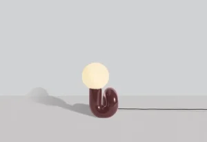 Petite Friture Tischlampen-Neotenic Tischleuchte, 26 cm, Kirschholz