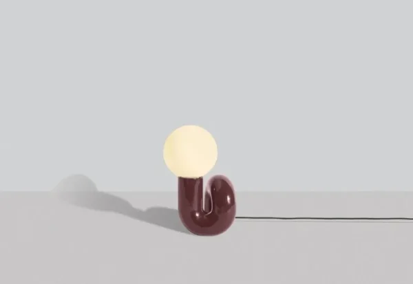 Petite Friture Tischlampen-Neotenic Tischleuchte, 26 cm, Kirschholz