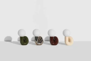 GUBI Tischlampen-Petite Friture Neotenic Tischleuchte, 26 cm, grün