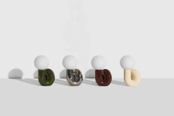 GUBI Tischlampen-Petite Friture Neotenic Tischleuchte, 26 cm, grün