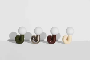 Petite Friture Tischlampen-Neotenic Tischleuchte, 26 cm, Platin