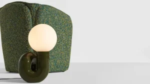 GUBI Tischlampen-Petite Friture Neotenic Tischleuchte, 51 cm, grün