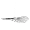 Louis Poulsen Deckenleuchten-Petite Friture Vertigo Nova Pendelleuchte, 140 cm, Schwarz - weißes Glas