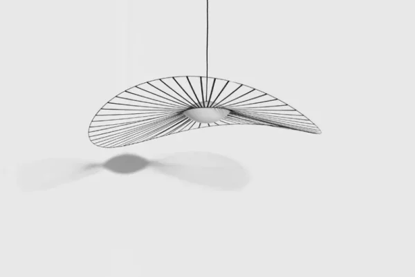 Louis Poulsen Deckenleuchten-Petite Friture Vertigo Nova Pendelleuchte, 140 cm, Schwarz - weißes Glas