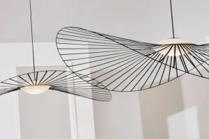 Louis Poulsen Deckenleuchten-Petite Friture Vertigo Nova Pendelleuchte, 140 cm, Schwarz - weißes Glas