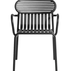 Petite Friture Terrassenmöbel | Sitzgelegenheiten^Week-end Brückenstuhl, schwarz