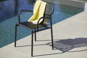 Petite Friture Terrassenmöbel | Sitzgelegenheiten^Week-end Brückenstuhl, schwarz