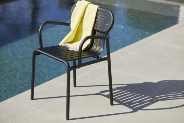 Petite Friture Terrassenmöbel | Sitzgelegenheiten^Week-end Brückenstuhl, schwarz