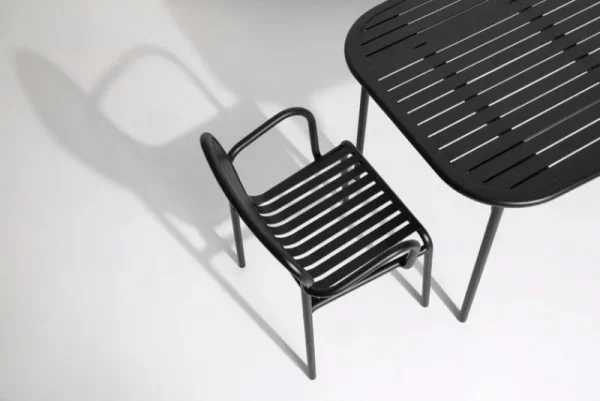 Petite Friture Terrassenmöbel | Sitzgelegenheiten^Week-end Brückenstuhl, schwarz