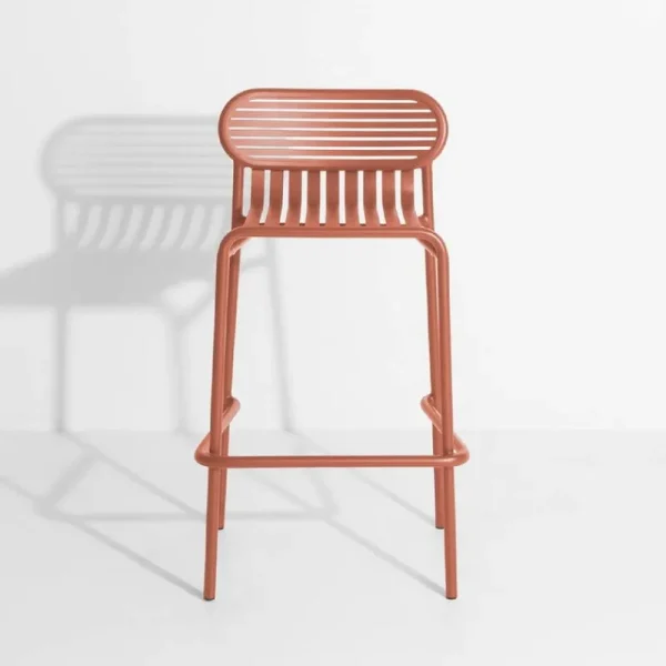 Petite Friture Terrassenmöbel | Sitzgelegenheiten^Week-end hoher Hocker, Terracotta