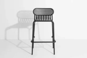 Petite Friture Terrassenmöbel | Sitzgelegenheiten^Week-end hoher Hocker, schwarz