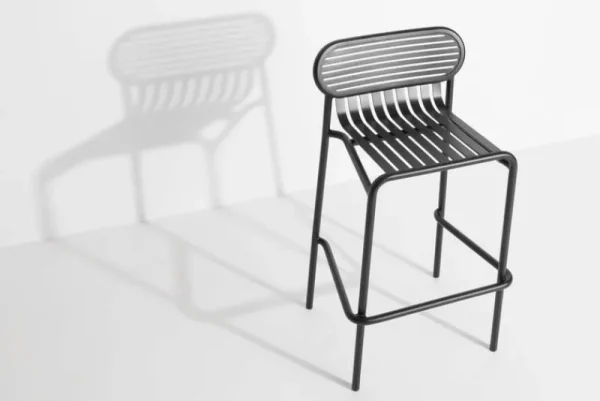 Petite Friture Terrassenmöbel | Sitzgelegenheiten^Week-end hoher Hocker, schwarz