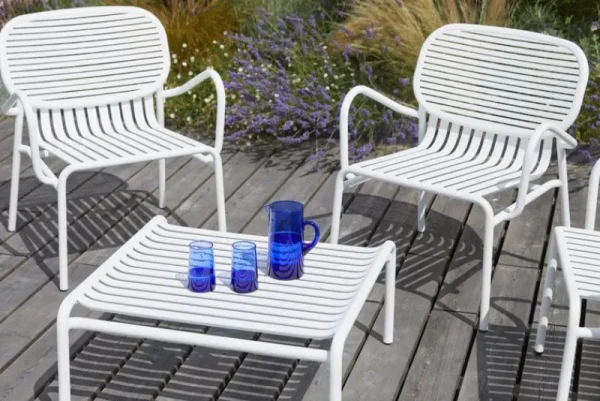 Petite Friture Terrassenmöbel | Sitzgelegenheiten^Week-end Loungesessel, weiß