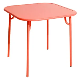 Petite Friture Terrassenmöbel | Tische^Week-End Tisch, 85 x 85 cm, Koralle