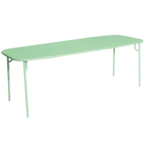 Petite Friture Terrassenmöbel | Tische^Week-End Tisch, 85 x 220 cm, Pastellgrün