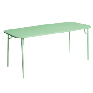 Petite Friture Terrassenmöbel | Tische^Week-End Tisch, 85 x 180 cm, Pastellgrün