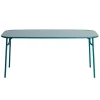 Petite Friture Terrassenmöbel | Tische^Week-end Tisch, 85 x 180 cm, Ozeanblau
