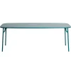 Petite Friture Terrassenmöbel | Tische^Week-End Tisch, 85 x 220 cm, Ozeanblau