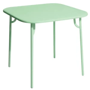 Petite Friture Terrassenmöbel | Tische^Week-End Tisch, 85 x 85 cm, Pastellgrün