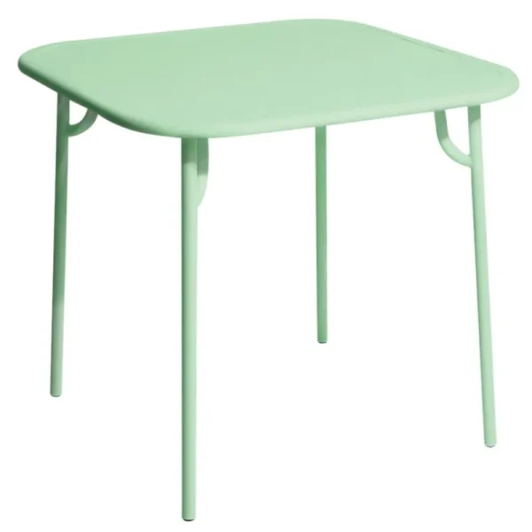 Petite Friture Terrassenmöbel | Tische^Week-End Tisch, 85 x 85 cm, Pastellgrün