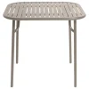 Petite Friture Terrassenmöbel | Tische^Week-end Tisch, 85 x 85 cm, Hellgrau