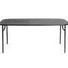 Petite Friture Terrassenmöbel | Tische^Week-end Tisch, 85 x 180 cm, schwarz
