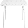 Woud Tische-Petite Friture Week-end Tisch, 85 x 85 cm, weiß