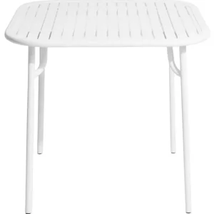 Woud Tische-Petite Friture Week-end Tisch, 85 x 85 cm, weiß