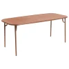 Petite Friture Terrassenmöbel | Tische^Week-end Tisch, 85 x 180 cm, Terracotta
