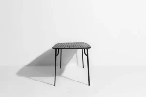 Petite Friture Terrassenmöbel | Tische^Week-end Tisch, 85 x 180 cm, schwarz