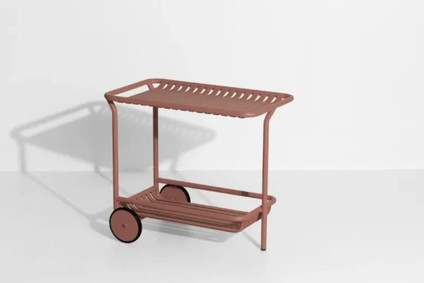 Petite Friture Terrassenmöbel | Tische^Week-end Wagen, Terracotta