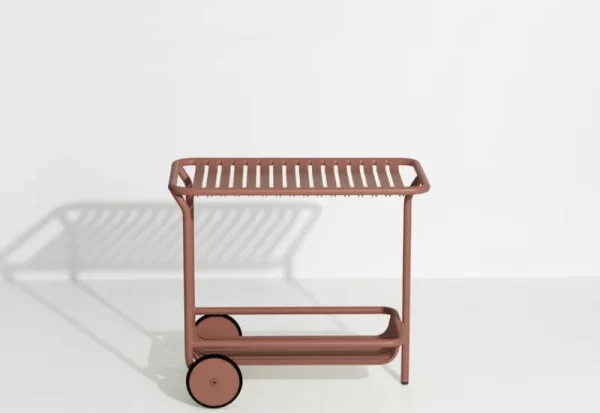 Petite Friture Terrassenmöbel | Tische^Week-end Wagen, Terracotta