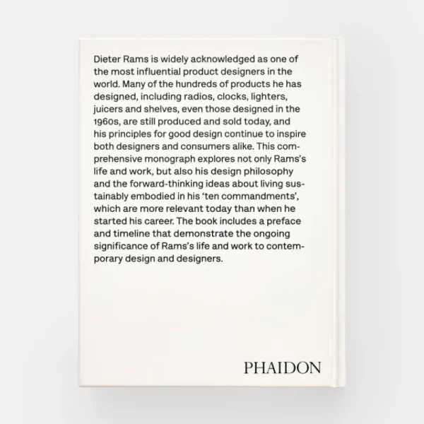 Phaidon Design Und Interieur^Dieter Rams: As Little Design as Possible