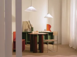 Nuura Deckenleuchten-Pholc Aline 58 Pendelleuchte, Aluminium