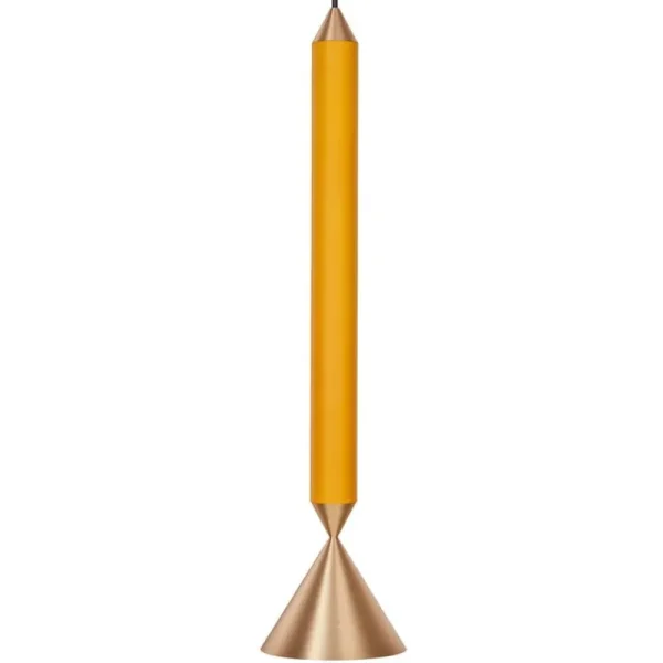 AGO Deckenleuchten-Pholc Apollo 39 Pendelleuchte, Honey Gold - poliertes Messing